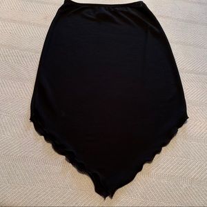 black skirt for cocktail